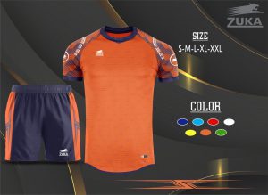 Áo bóng đá không logo zuka 2019-2020 màu cam