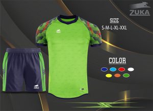 Áo bóng đá không logo zuka 2019-2020 màu xanh lá