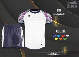 Áo bóng đá không logo zuka 2019-2020 màu trắng