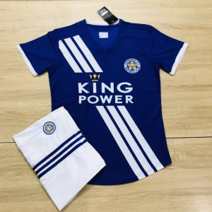 Áo bóng đá CLB Leicester City màu xanh dương năm 2020