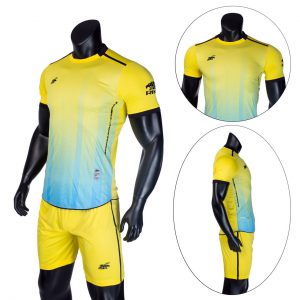 Áo bóng đá không logo Riki màu vàng năm 2020 độc quyền Belo Sport