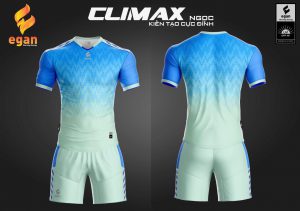 Áo bóng đá Egan Climax màu xanh da trời năm 2020