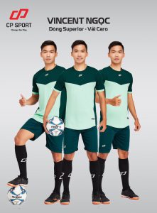 Áo bóng đá CP Vincent màu xanh lục năm 2020