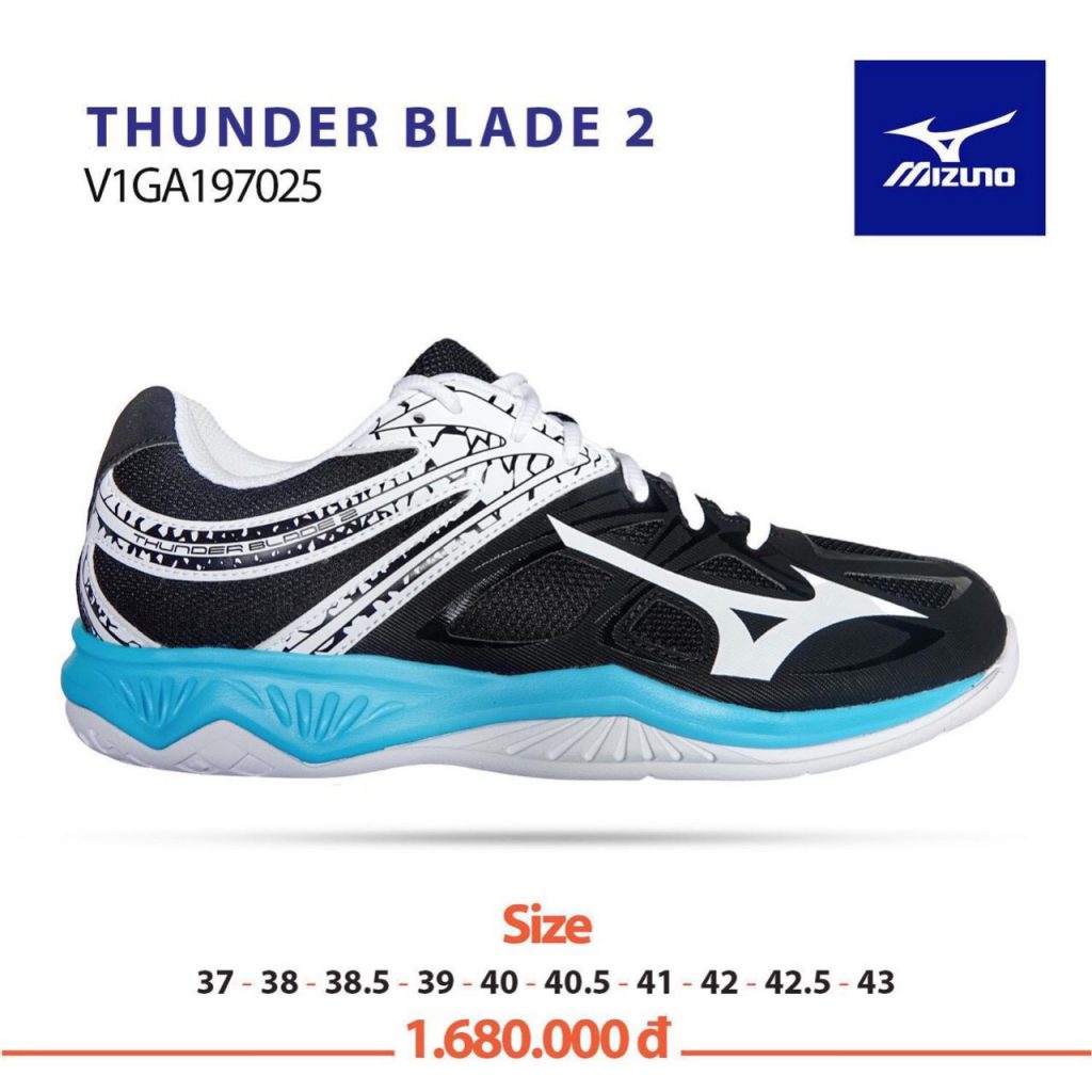 Giày bóng chuyền Mizuno THUNDER BLADE 2 V1GA197025 chính hãng