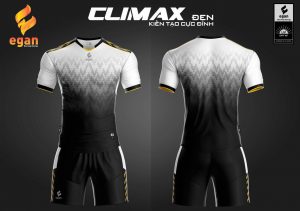 Áo bóng đá Egan Climax màu đen phối trắng năm 2020