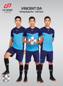 Áo bóng đá CP Vincent màu xanh da trời năm 2020