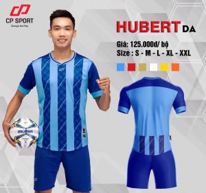 Áo bóng đá CP Hubert màu xanh dương năm 2020