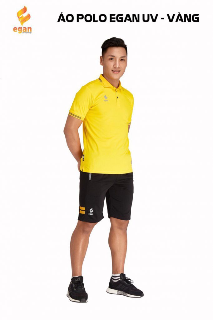 Áo đồng phục Polo Egan UV1 cao cấp màu vàng năm 2020