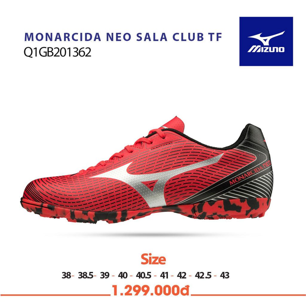 Giày bóng đá Mizuno Monarcida Neo Q1GB201362 chính hãng