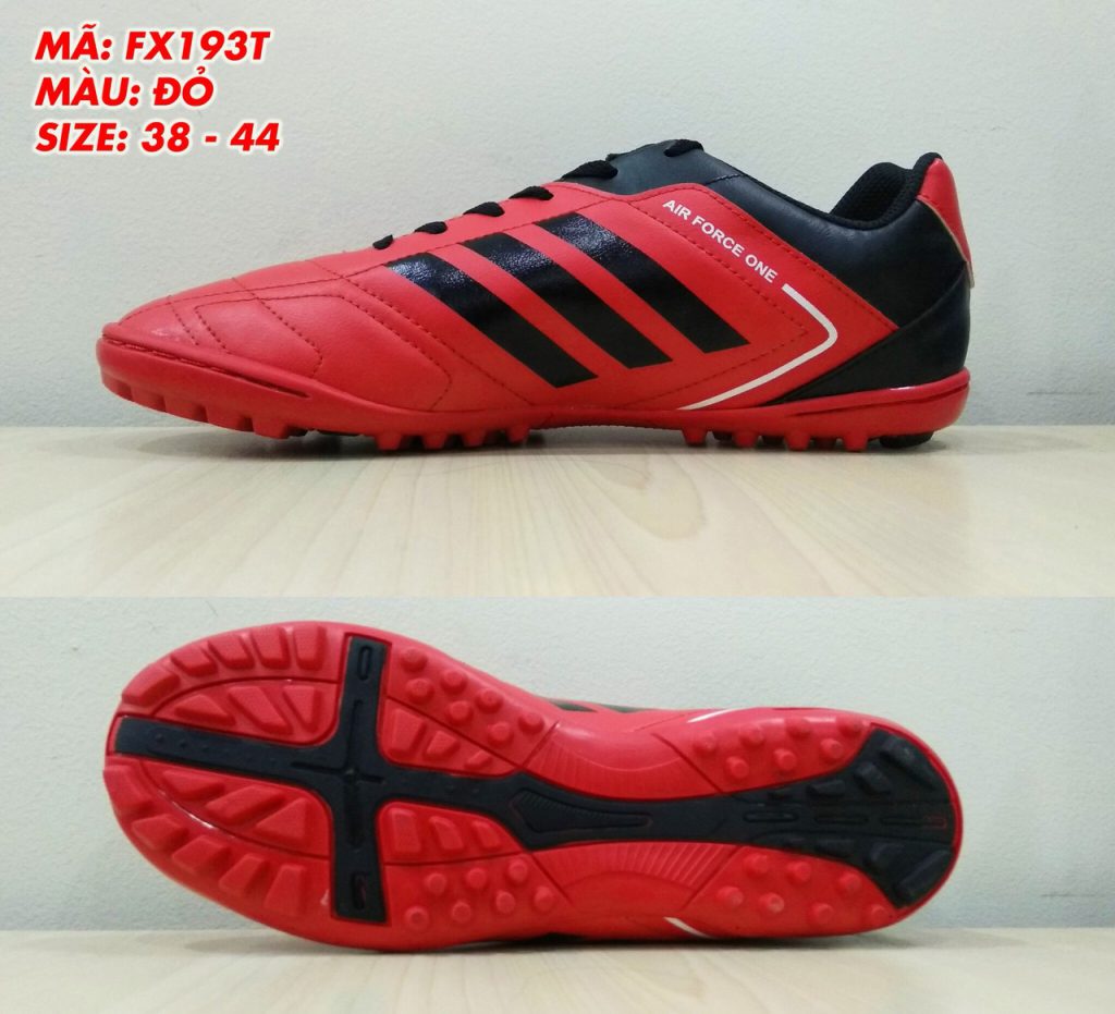 Giày bóng đá Prowin FX193T màu đỏ phối đen mới nhất 2020