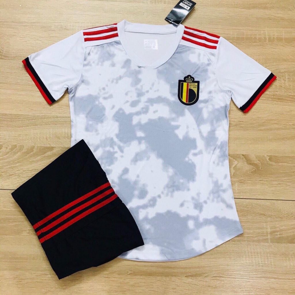 Áo bóng đá đội tuyển Bỉ màu trắng mới nhất 2020