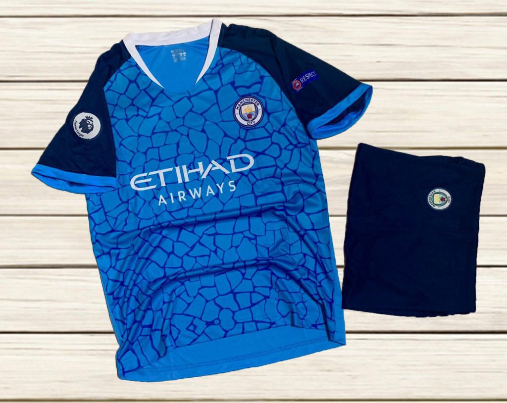 Áo bóng đá CLB Manchester City màu xanh đậm hot nhất 2020