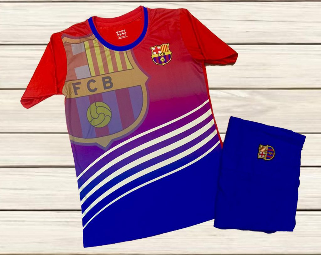 Áo bóng đá CLB Barca lượn sóng big logo mới nhất 2020