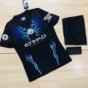 Áo bóng đá CLB Manchester City màu đen mới nhất mùa hè năm 2020