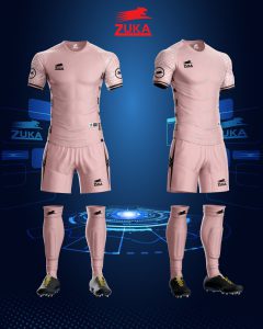 Áo bóng đá zuka thun thái cao cấp màu hồng