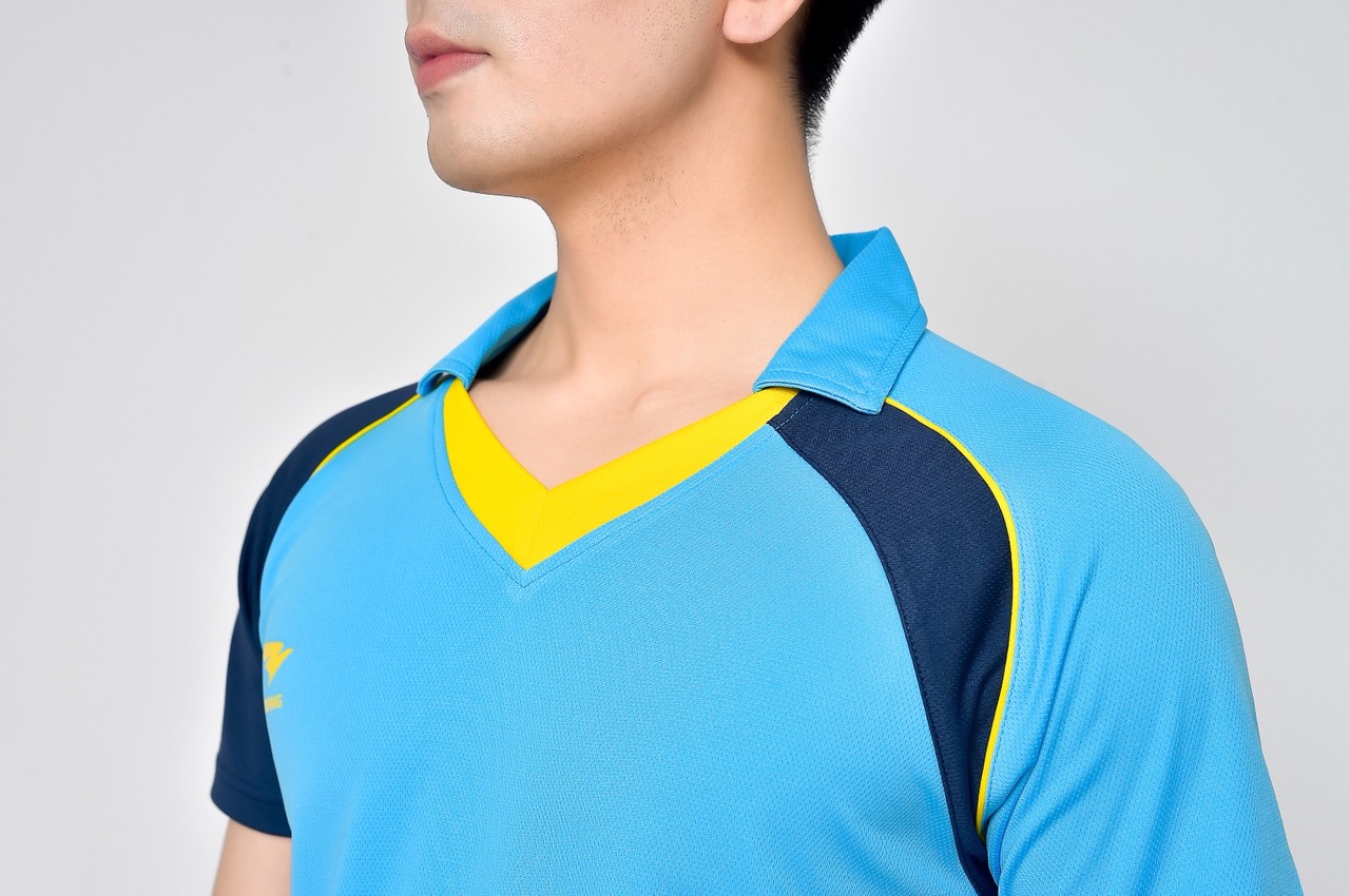 Áo bóng chuyền Nam Hiwing H6 màu Xanh Da