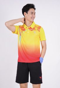 Áo bóng chuyền, áo cầu lông Nam Hiwing W5 màu Vàng