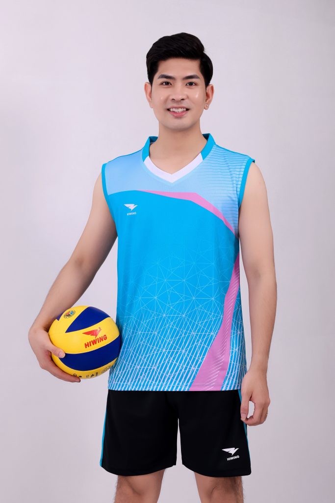 Áo bóng chuyền Nam Hiwing H11 chính hãng – Xanh da