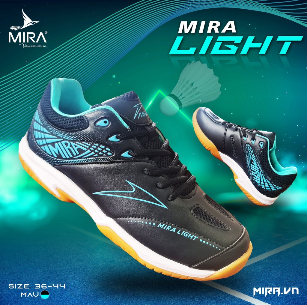 Giày bóng chuyền Mira LIGHT – Đen