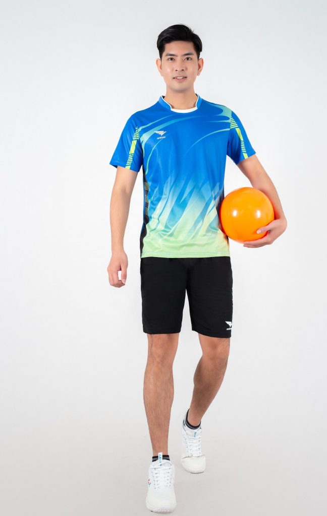 Áo bóng chuyền Nam Hiwing Super 1 màu Xanh Da