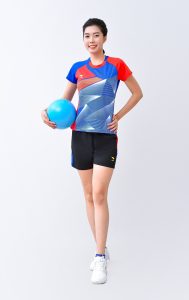 Áo bóng chuyền Nữ Hiwing H12 màu Xanh Bích