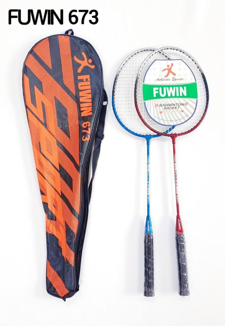 Vợt cầu lông học sinh cặp siêu nhẹ giá rẻ Fuwin 673